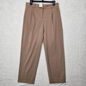 Nwt J.crew Factory Women's Pleated Trousers In Sienna Tan‎ Khaki Size 6